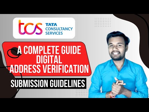 TCS Address Verification Guide || Digital Address Verification