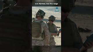 Marines live fire range, 81mm mortar