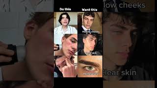 Men's glow up tips ✨#glow #glowup#glowuptips#explore #viral #hollowcheeks#clearskin #huntereyes