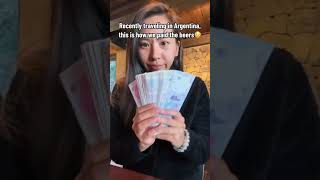 😨阿根廷通貨膨脹多嚴重？實際點5杯啤酒的價錢竟是.......😨