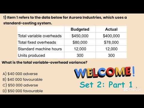 Set 2 (Part 1) | Revision Questions & Answers | MCQ | Management Accounting