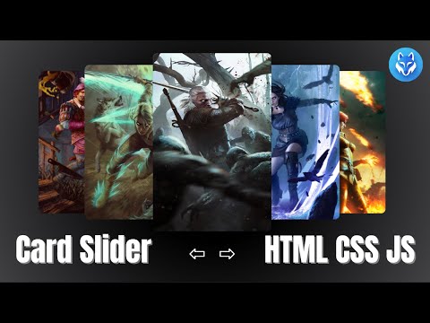 Responsive Card Slideshow | HTML CSS JS | Free Source Code