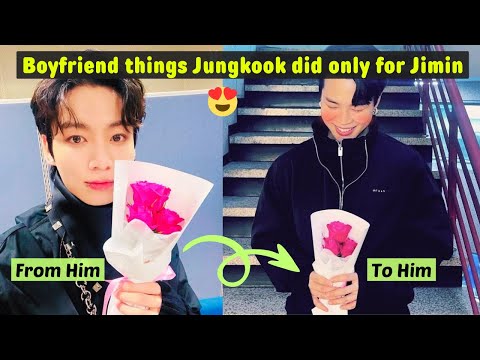Boyfriend things that Jungkook has done Only for his Jimin 2024