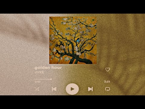 JVKE - golden hour (Lyric Video)