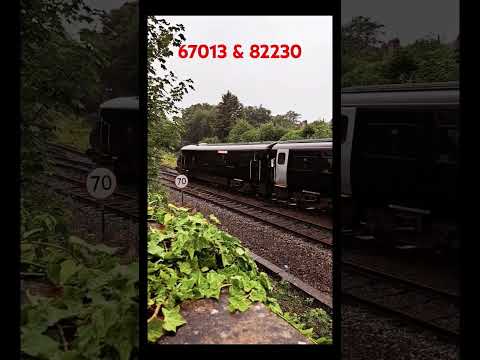 1W55 0849 Cardiff Central to Manchester Piccadilly #train #trainspotting #class67