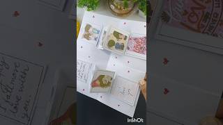 diy cute love card #shorts #ytshorts #popupcard #handmadecards #diycrafts #lovecards