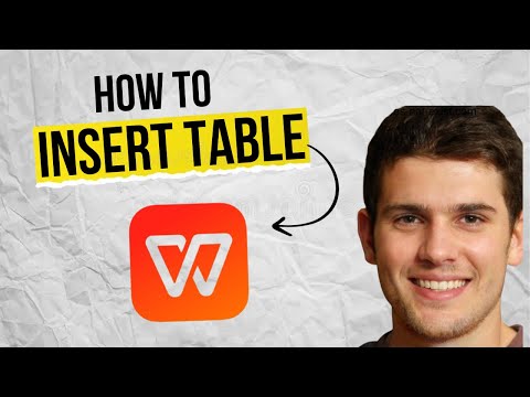 How to Insert a Table in WPS Office 2025 (Fast & Easy Guide)