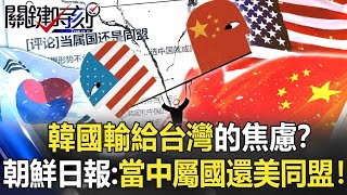 韓國輸給台灣的焦慮！？朝鮮日報：韓國要當中國的屬國還是美國的同盟！！【關鍵時刻】20220120-4 劉寶傑 黃世聰 吳子嘉 李正皓 林廷輝 姚惠珍