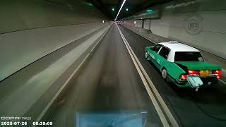 車CAM直擊 - 坐 NR9980 的士嘅朋友 你件行李跌咗係屯赤 20250726