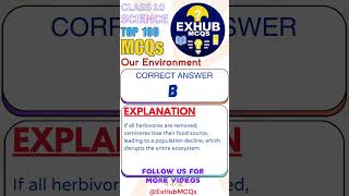 Class 10 Science | Our Environment Quiz | Test Your Knowledge in 60 Seconds #mcqs #shorts #testprep
