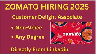 Zomato hiring 2025 in tamil | High Salary | It jobs in TamilNadu | Jobs in IT | Today jobs TamilNadu