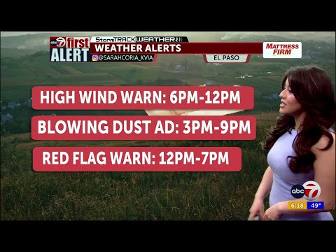 ABC-7 First Alert: Winds, dust, fire, and the Blood worm moon