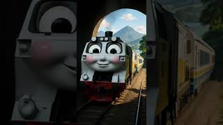 KERETA API PANJANG LOKOMOTIF CC206 JADI BONEKA THOMAS #keretaapi #train #lokomotif #railway