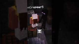 the enderman saga continues in minecraft  #minecraft #canaldeminecraft #thrending #shortsminecraft