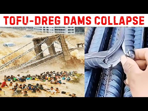 China’s Tofu-Dreg Nightmare: 3,500 Dams Fail, Villages Submerged, Millions Flee in Terror!