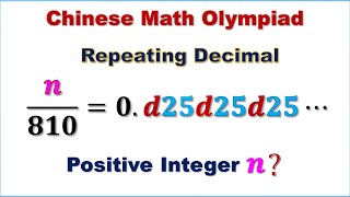 Can You Crack This Olympiad Challenge? Deciphering Repeating Decimals! | Chinese Math Olympiad