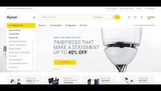 Angular Ecommerce Store Like Amazon Working Demo Home Page