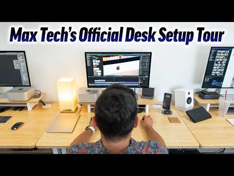 Max Tech Desk Setup Tour - Vernal Standing Desk & Ergonomic Chair