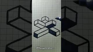 3D effect illusion  #shorts #3d #illusion #3deffects