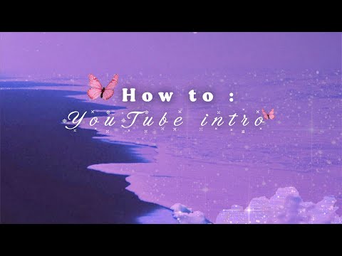 how to make a YouTube intro on iMovie | easy YouTube intro tutorial ✨