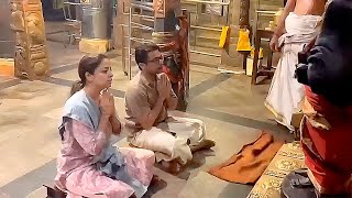 Suriya And Jyothika Emotional Prayers In Kalikambal Temple Chennai | 50th Birthday - Karuppu
