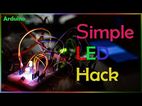 A simple LED circuit using arduino