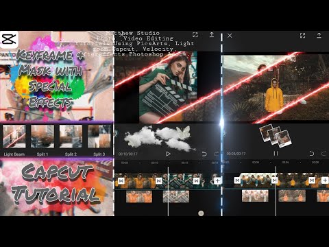 How to Use Special Effect Combine with Keyframe and Mask in Capcut 2021| Basic Capcut Tutorial 2021
