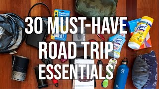 Road Trip Essentials - 30 Travel Accessories + Travel Tips