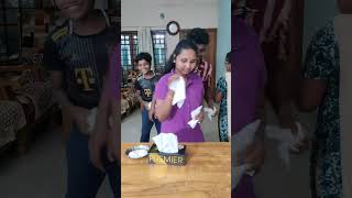 Who Will Win Tissue Paper Challenge #shorts #short