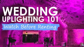 WEDDING UPLIGHTING TIPS FROM A PRO 🤫 LEARN THE SECRETS!