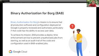 Software Supply Chain SIG Meeting - August 11, 2022 (Binary Authorization)