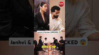 #janhvikapoor and #roshanmathew got #ulajh by the magic trick