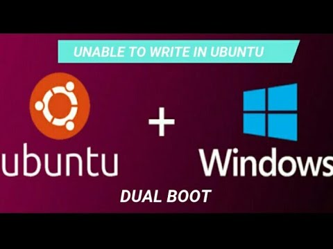 Unable to write in ubuntu dual boot windows|ubuntu, permission denied  cannot create and copy files