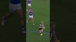 END TO END IN LESS THEN 7 KICKS! 🔚➡️ #incredible #endtoend #bobbyhill #afl #collingwood