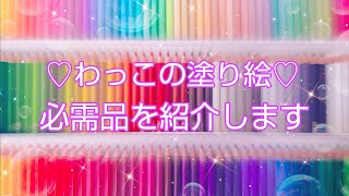 大人の塗り絵🎨My coloring essentials 塗り絵に使っている必需品をいくつか紹介します❣️