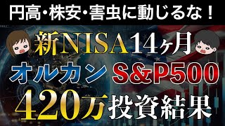 【25万溶けたがOK！】S&P500とオルカンに420万円全力投資した結果