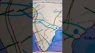 ||HAND MADE MAP SERIES||COASTAL PLAINS OF INDIA||🎯🇮🇳 #kabitasingh #365goals #ytshorts #shorts