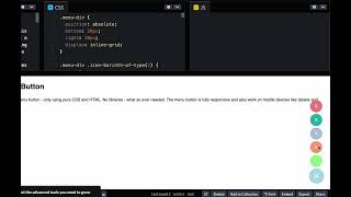 CSS Only Floating Menu Button Demo