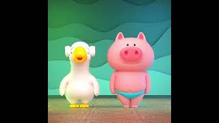 pig duck dance cute pet