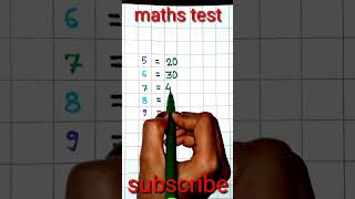 Can you solve this | maths test | maths question | #mathstricks #mathtest #braintest #shorts