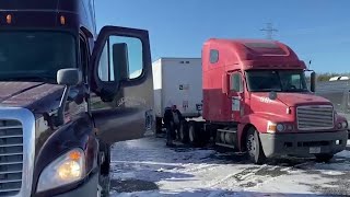 Federal law keeps some truck drivers off road on Friday night