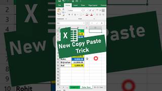 ✂️📋 New Copy-Paste Trick in Excel! ⚡🚀