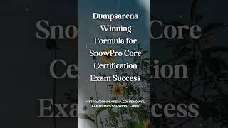 Master the Snowflake Certification Exam with Dumpsarena Expert Study Resources