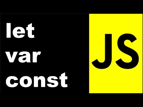 Difference between let, var, const.