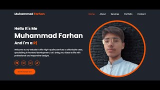 Business Website Preview | Build with HTML, CSS, and JavaScript | Farhan Code Corner