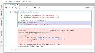 27 Tutorial 27 Python Exceptions Tryexcept and finally