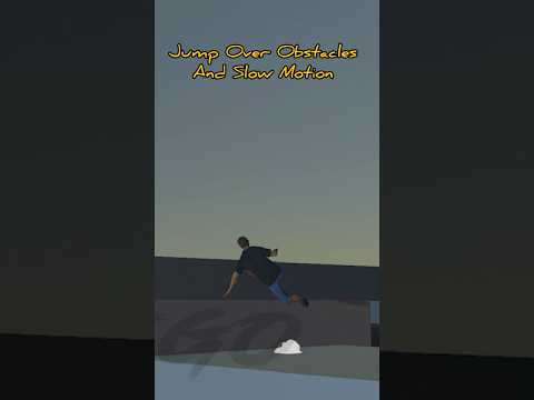 Implement Jumping Over Obstacles and slow motion #development #gaming #gamedev #gamingcommunity