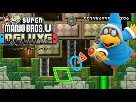「かどつかのプレイ動画」4はスーパーマリオブラザーズUで裏ゴールを探しながらクッパ城を目指すチャレンジ！