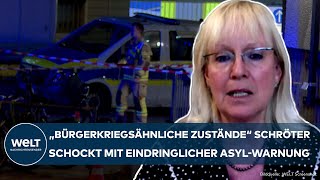 MIGRATION: "Bürgerkriegsähnliche Zustände" Susanne Schröter schockt mit eindringlicher Asyl-Warnung
