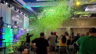 Confetti moment at Worlds